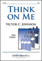 Think on Me SSA choral sheet music cover